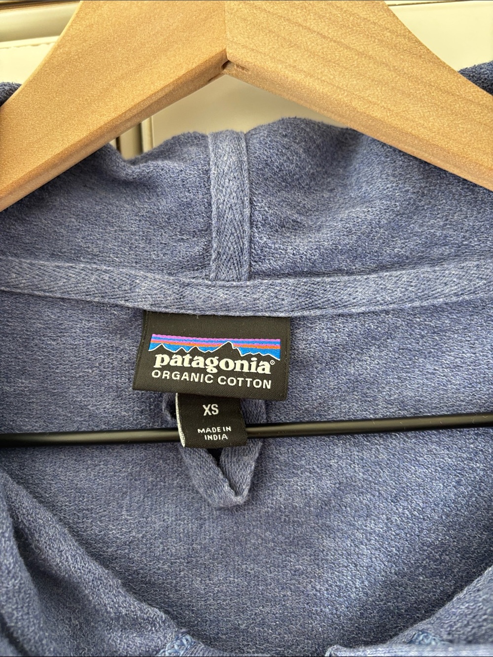Patagonia Organic Cotton French Terry Blue Zip Hoodie Sweatshirt 52815 Womens XS - Picture 2 of 10